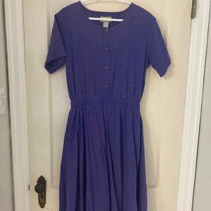 Vintage LL Bean 100% Cotton Dress